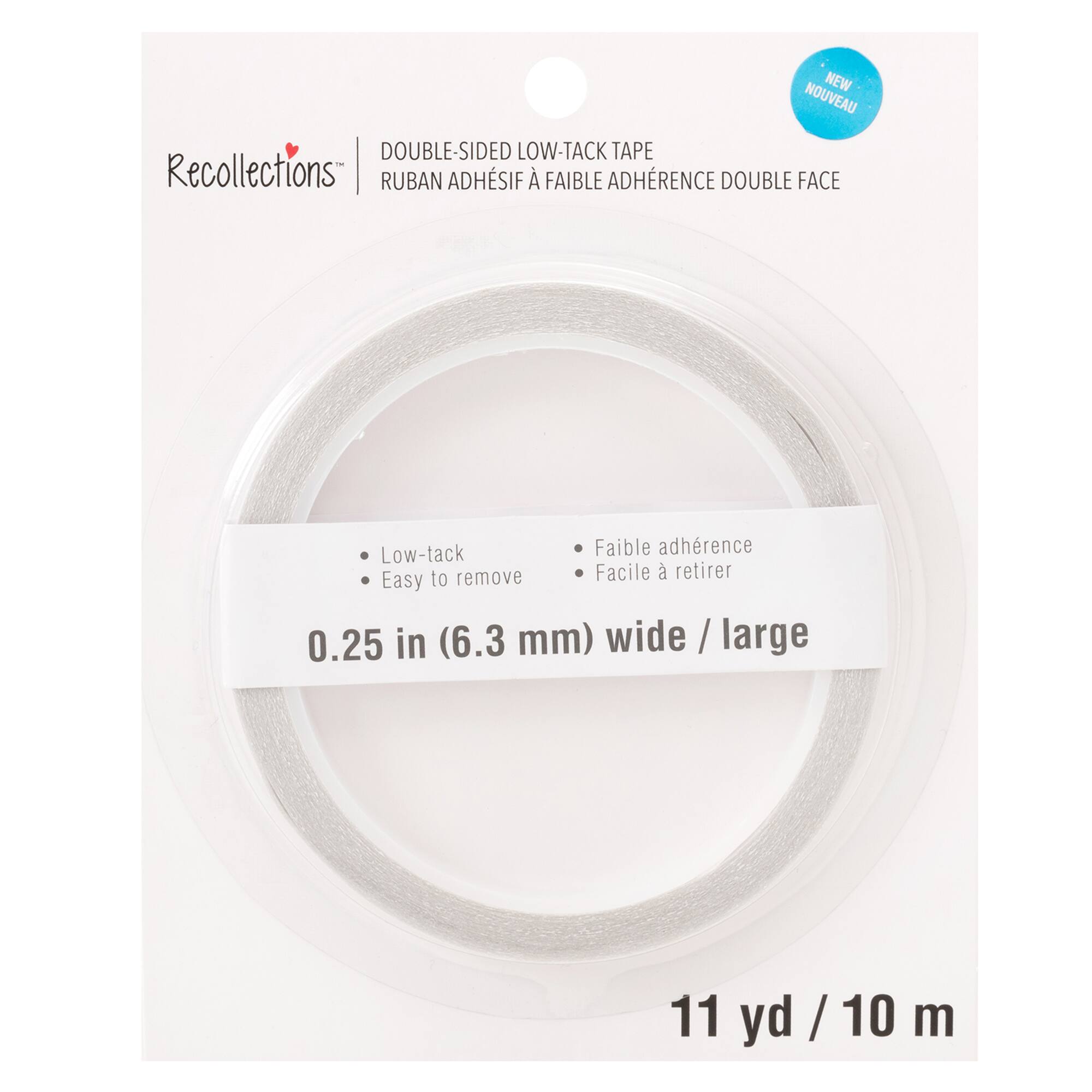 24 Pack: 1/4" x 11yd. Double-Sided Low Tack Tape by Recollections™